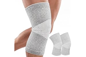 Knee Compression Sleeve for Men & Women, Bamboo Knee Brace for Knee Support & Pain Relief, Breathable Knee Sleeve for Sports,