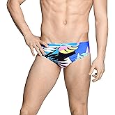 Speedo Men's Swimsuit Brief Endurance Lite Turnz Printed
