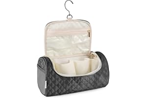 BAGMIND Travel Case Compatible for Dyson Airwrap Complete Styler & Attachments, Anti-scratch Carrying Case Bag with Hanging Hook for Hair Dryer Curler Accessories, Black