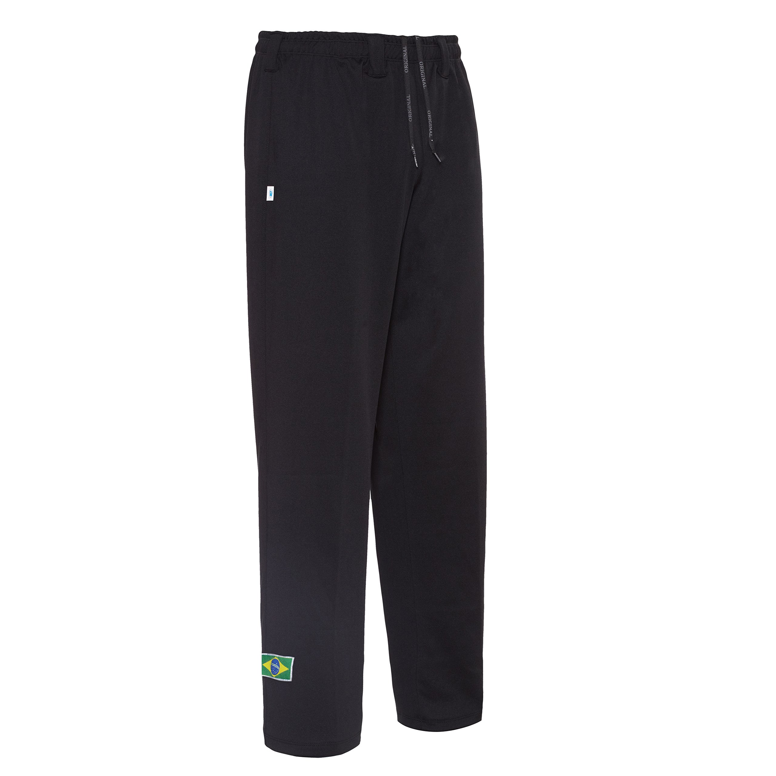 JL Sport Authentic Brazilian Capoeira Martial Arts Men's Trousers (Black) - S