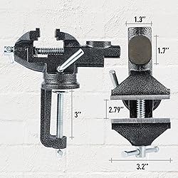 Table Vise or Bench Vise Universal, 360° Swivel