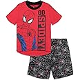 Marvel Avengers Spiderman T-Shirt and French Terry Shorts Set