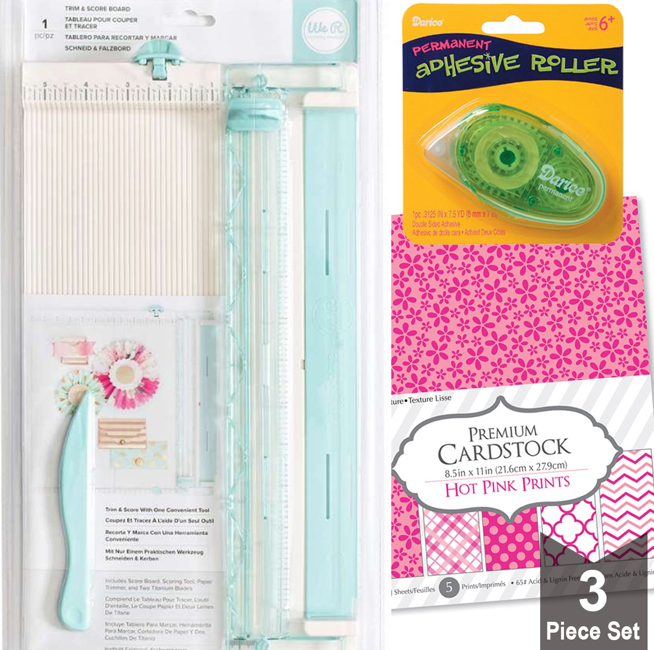 We R Memory Keepers Paper Scoring Board Scrapbook Tool Kit Trim and