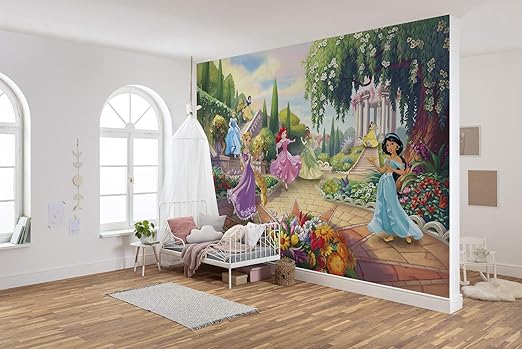 Amazon De Komar Disney Fototapete Princess Park Grosse 368 X 254 Cm Breite X Hohe Madchen