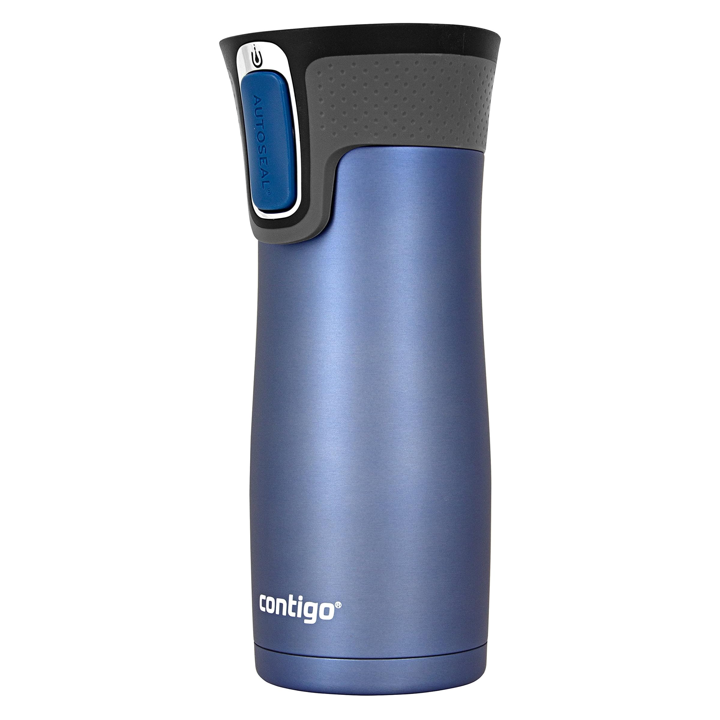 (470ml, Monaco Trans Matte) - Contigo AUTOSEAL West Loop Stainless Steel Travel Mug, 16.5 fl oz (470 ml), Monaco Trans Matte