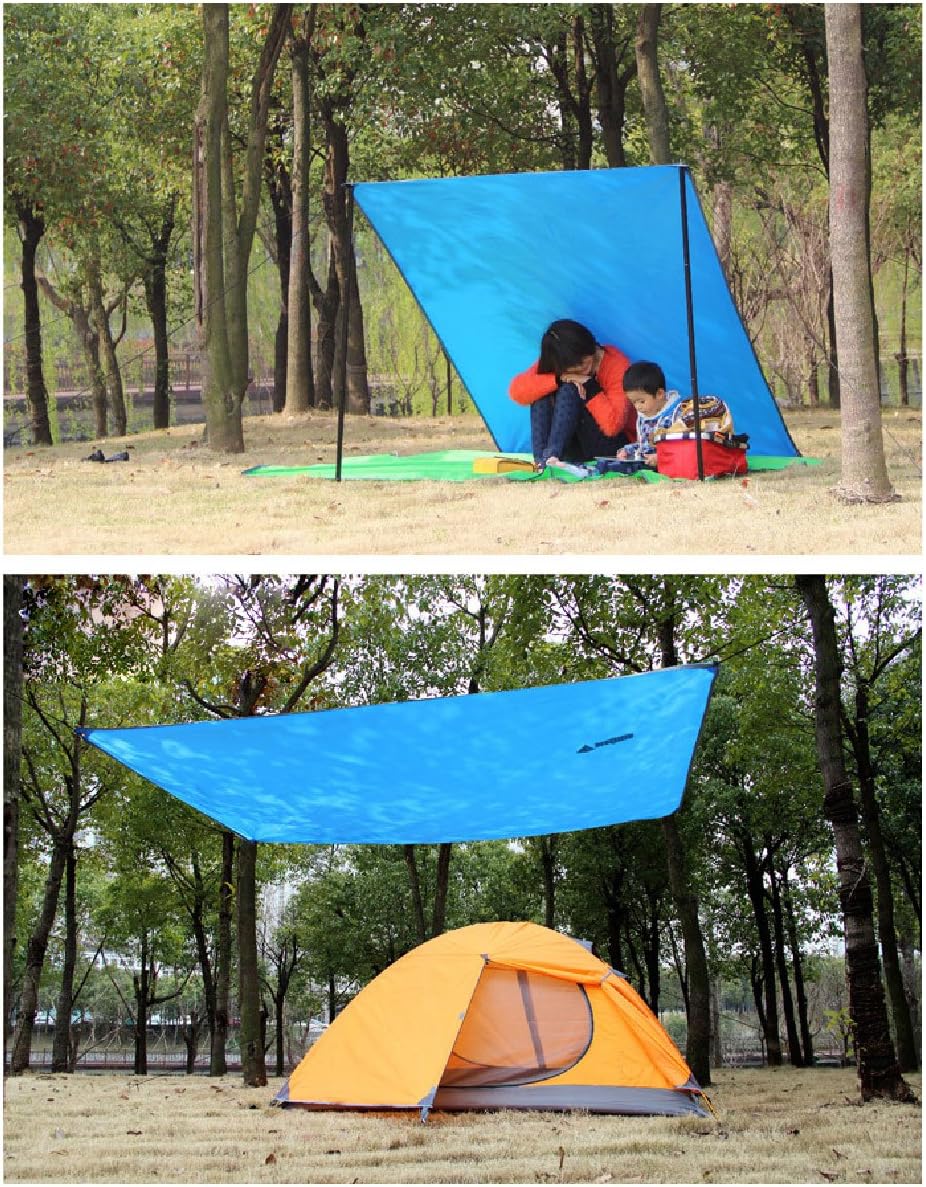 TRIWONDER Lona de Tiendas de Campaña Impermeable Oxford Portátil Toldo