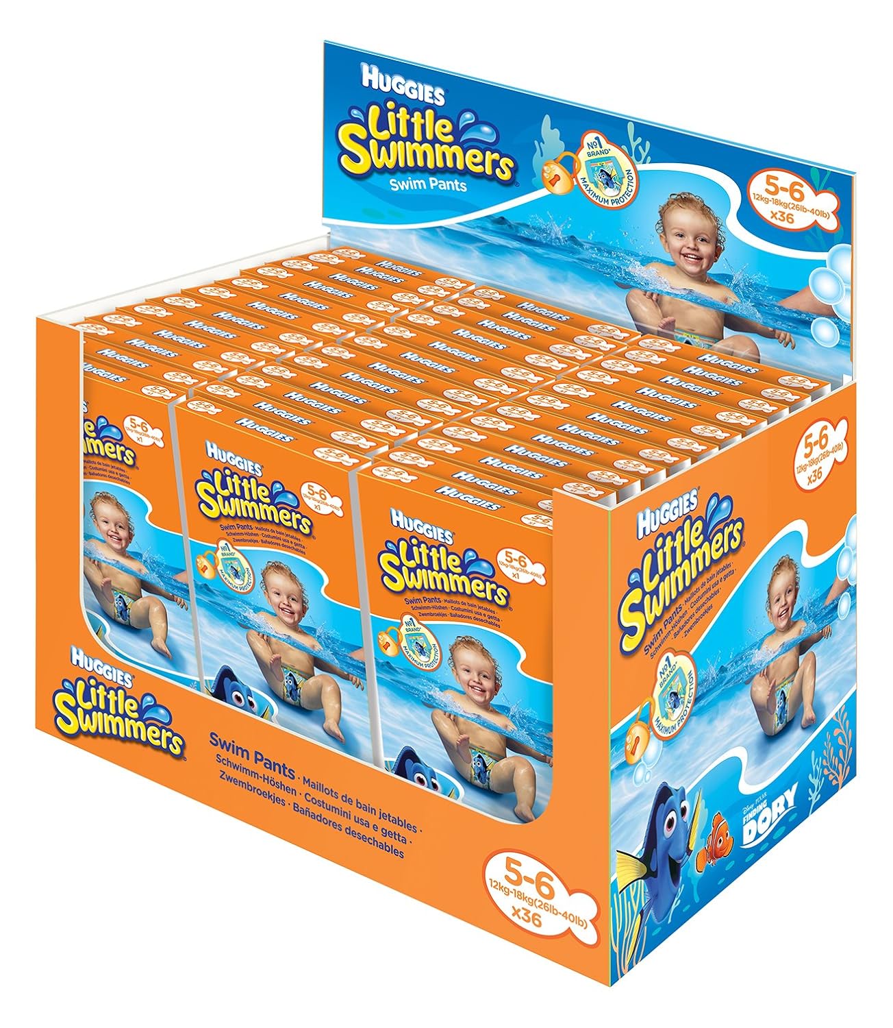 Huggies Little Swimmers Disposable Swim Nappies Size 5 6