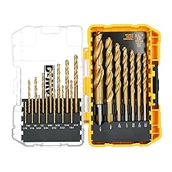 DEWALT Titanium Nitride Coated Drill Bit Set, Pilot