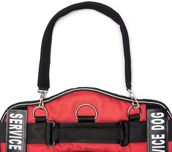 Industrial Puppy Service Dog Vest Snap on Bridge Handle 18" or 24" Pet Supplies