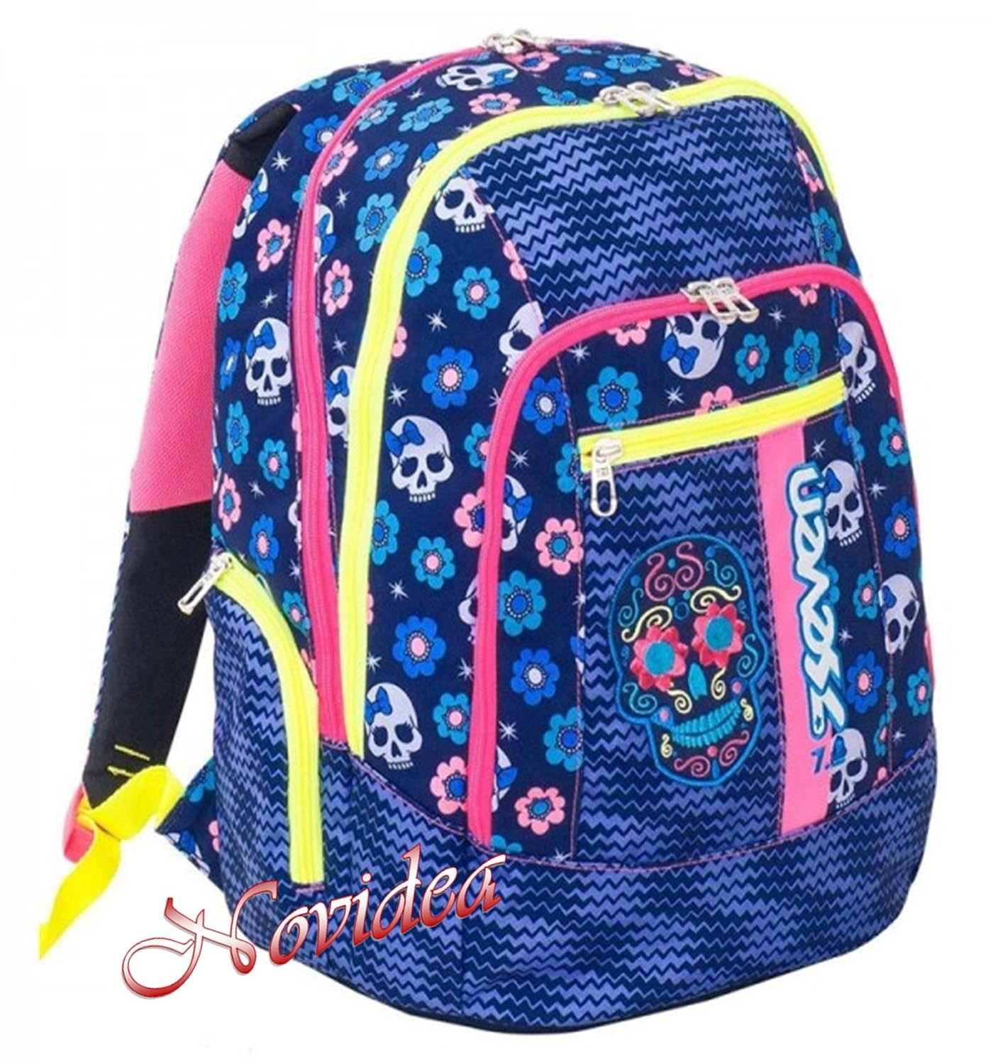ZAINO SCUOLA SEVEN NEW ADVANCED MEXI GIRL BLU ERGONOMICO RIFRANGENTE  Zainetti per bambini urban-earth.co.uk