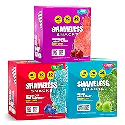 Shameless Snacks Sour Flavors Bundle Healthy Low