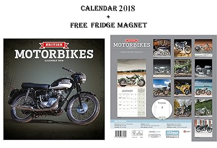 British motocicletas calendario 2018 + potencia máxima de coche ...