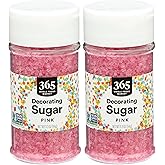 365 by Whole Foods Market, Pink Decorating Sugar, 3.3 Ounce (Pack of 2)