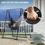 YITAHOME Hammock Chair Stand 150 kg Capacity 85x92x153 cm Black view 5