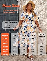 Hanna Nikole Summer Short Sleeve Long Dresses for