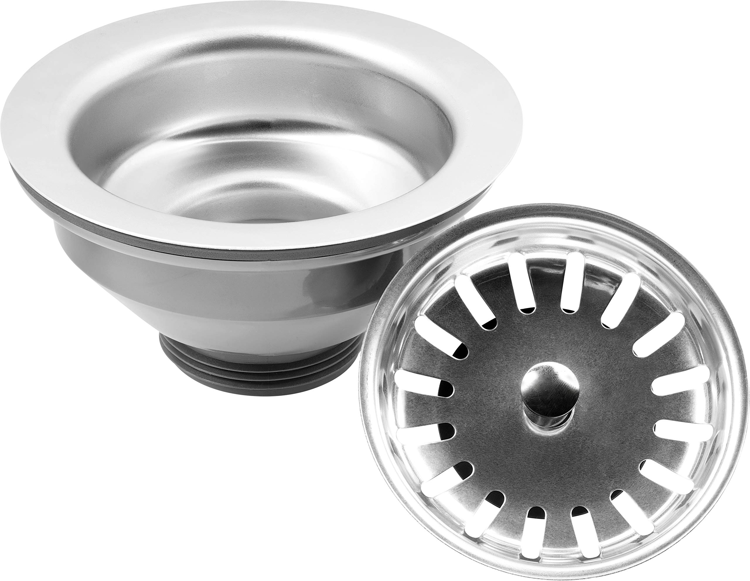 Cornat T352020R Basket Valve Lockable 1 1/2 Inch 425 Plastic & Stainless Steel/Sanitary Installation/Recycled/Environmental Protection/Grey