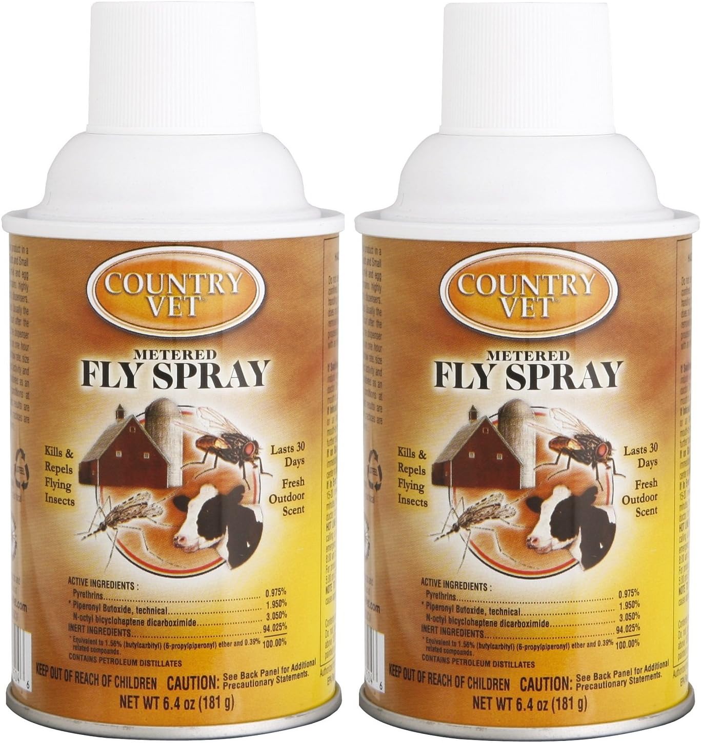 COUNTRY VET ZEP 34-2050CV Fly Insect Killer/Repellent - 2 Pack