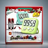 Antonki 2 Pack Digital Timer for Kids Magnetic Countdown Kitchen Timers view 9