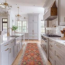 CAPALOCA 2x6 Area Rug Bohemian Rugs with Print