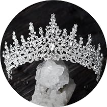 Amazon.com : SWEETV Crystal Wedding Tiara for Women,Royal Queen ...