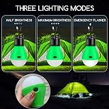 Jsdoin 6 Pcs LED Camping Lanterns Tent Light Portable Battery Powered 3 Modes view 6