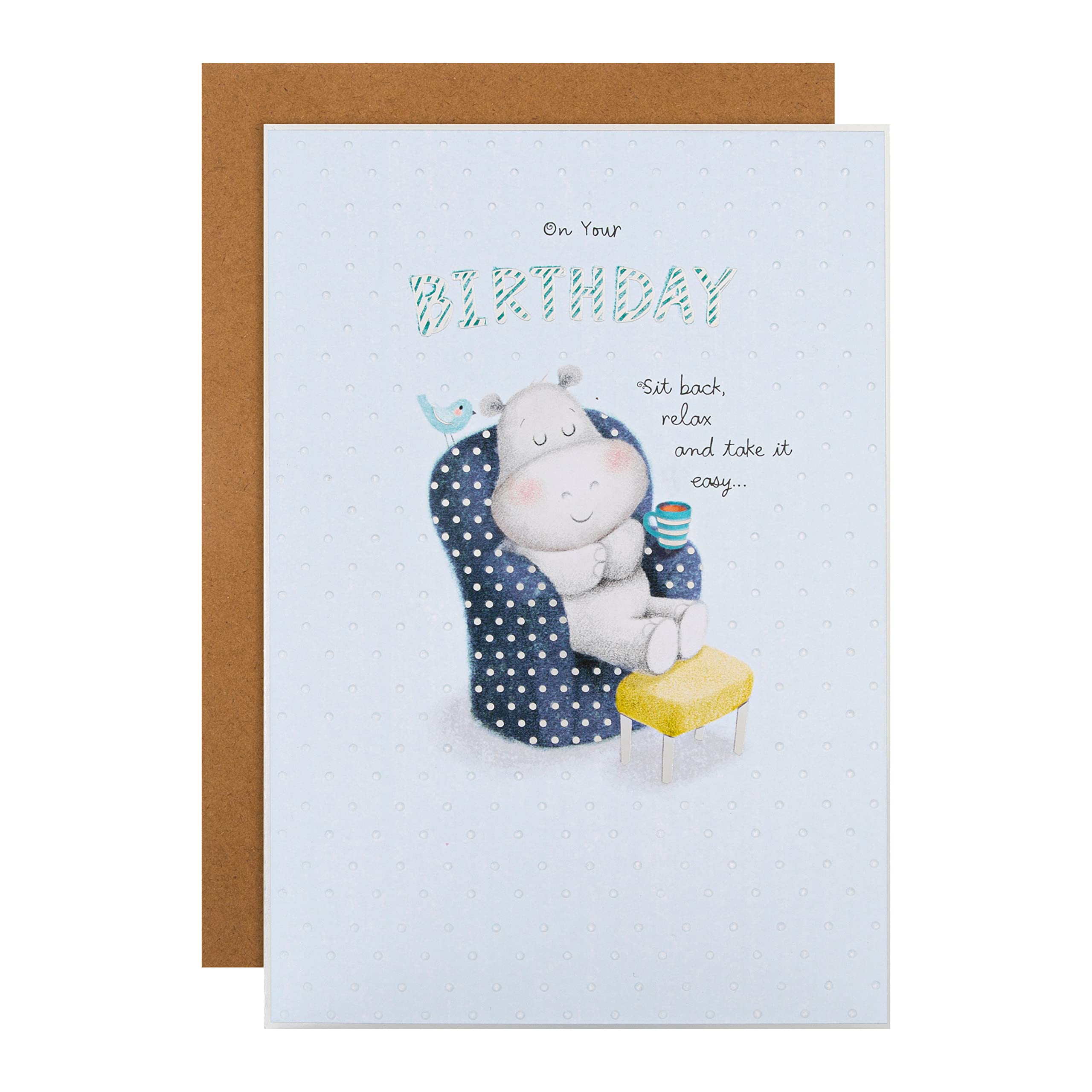 Hallmark Birthday Card - Cute Po and Birdie Design
