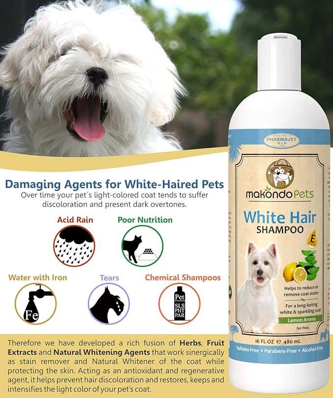 Pet Shampoos Amazon Com Dog Whitening Shampoo For Dogs With