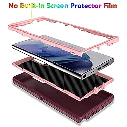 MXX Case Compatible with Galaxy S24 Ultra, 3-Layer