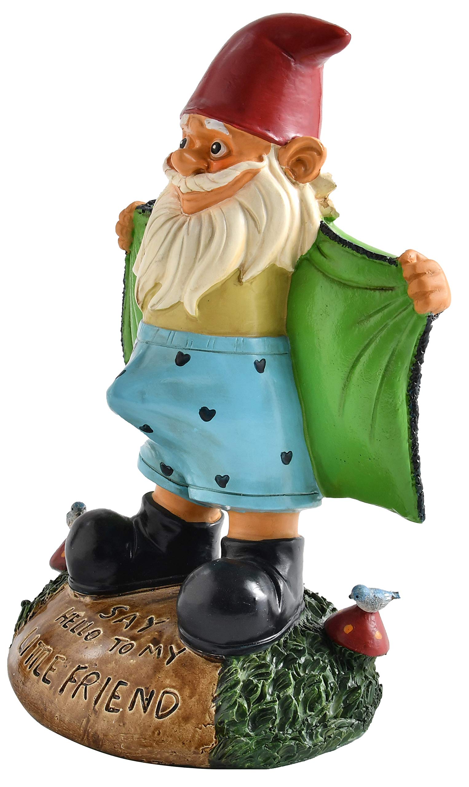 Noa Store Perverted Garden Gnome Figure Gnome Flashes Greeting