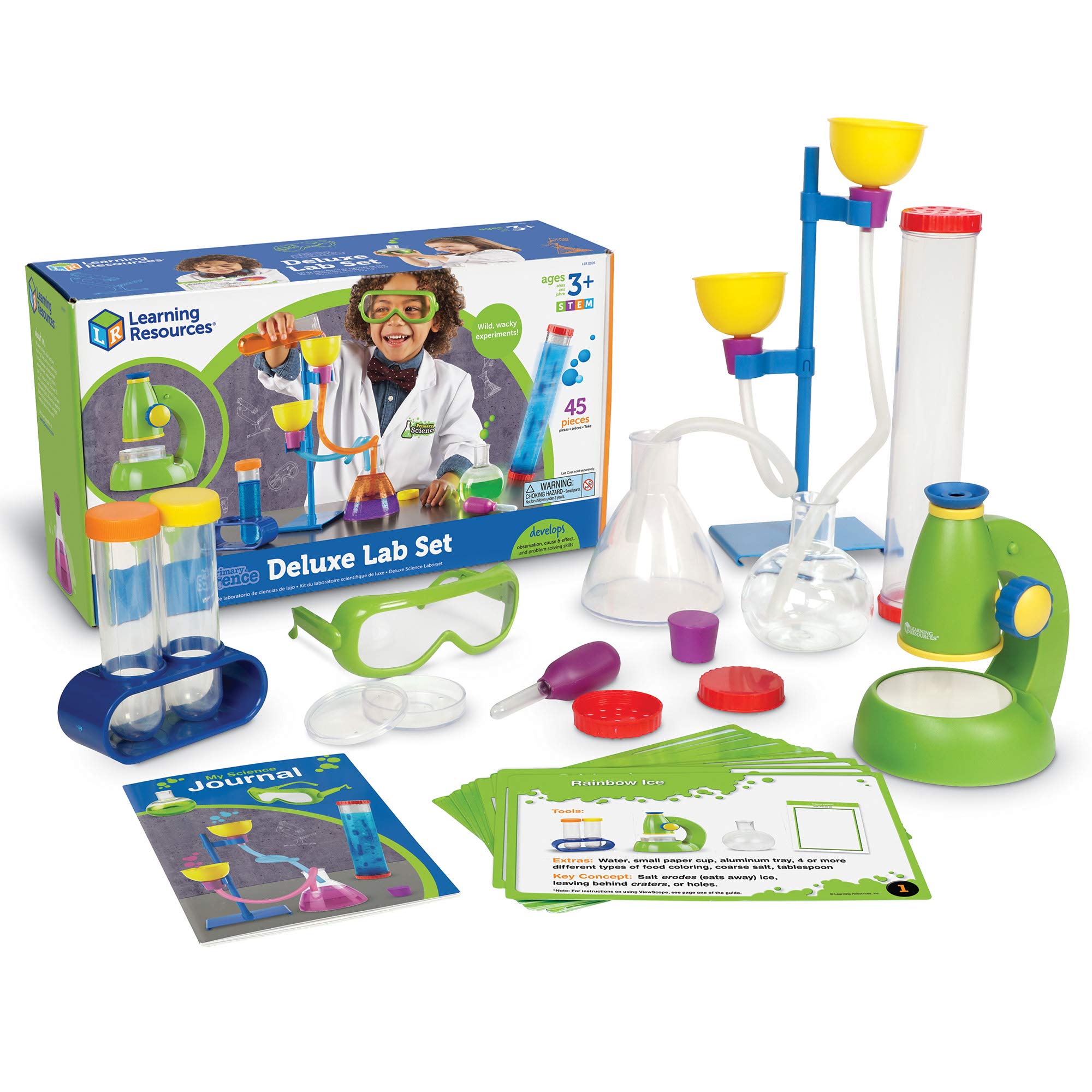 Learning Resources Primary Science Deluxe Lab Set, Science Kit, 45