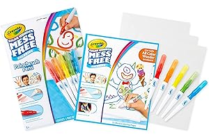 Crayola Color Wonder Paintbrush Pens & Paper, Mess Free Coloring for Toddlers, Painting Set, Toddler Arts & Crafts, Kids Gift