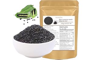 Black Sesame Seeds 250g，Sesame Seeds for Cooking and Food Flavoring ，Bulk - Perfect for Chefs, Restaurants & Culinary Enthusi