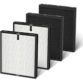 (4 Pack) HAP603 Replacement Filters for ECOSELF HAP603, HAP603WF Air Purifier, HAP603 3-IN-1 Activated Carbon Filter, High-Efficient Filtration for Home # RFHAP603