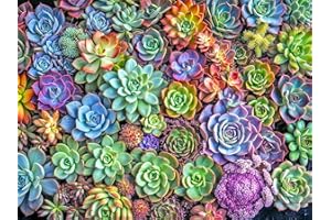 LUCKY PUZZLES ESTD 2020 Lucky Puzzles Green Thumb Gala | 500 Piece Jigsaw Puzzle for Adults | Premium Quality | Colorful Artwork Puzzle | Brain Teasing Fun & Perfect Wall Art | Unique Flower Puzzle | 18 x 24 Inches