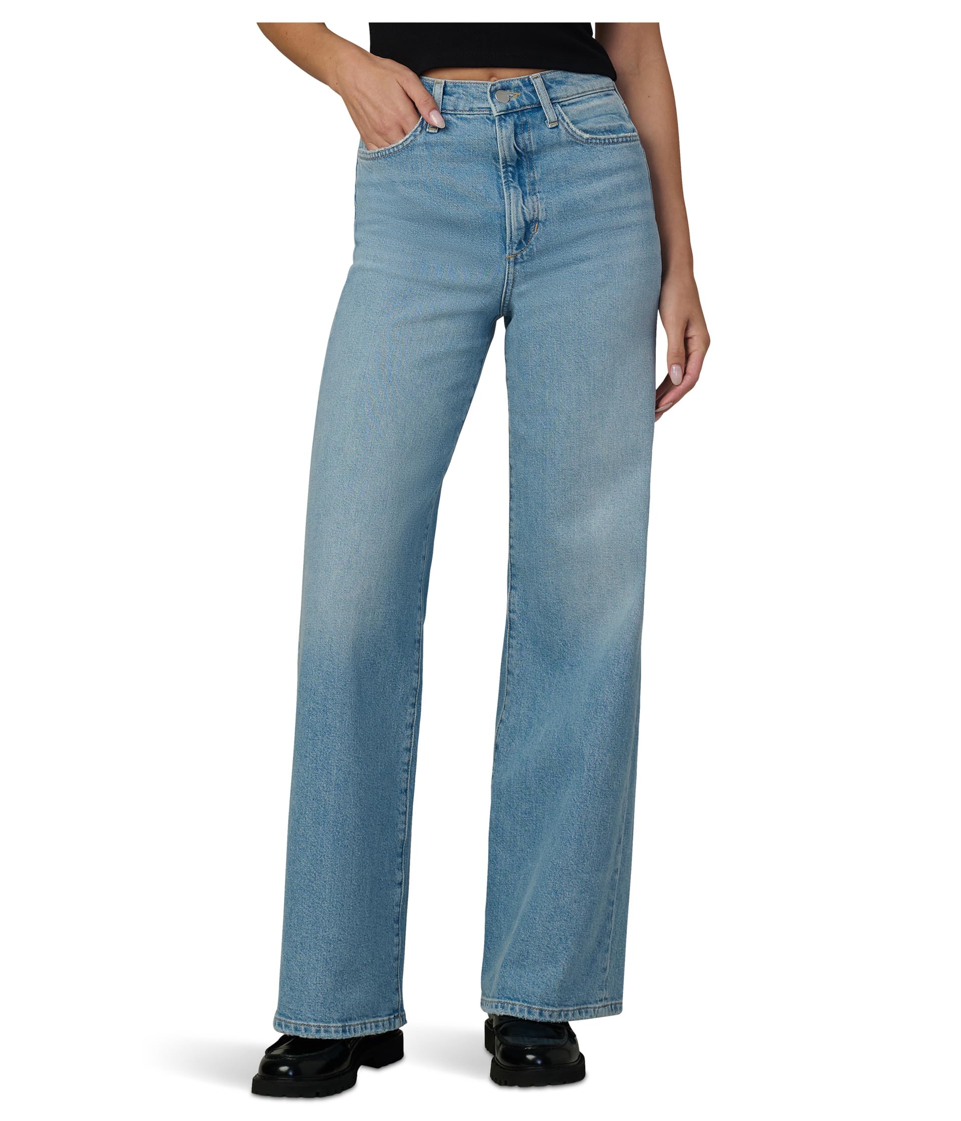 Joe’s Jeans Women’s The Mia High Rise Wide Leg Jean, Undertow, 33W x 32L