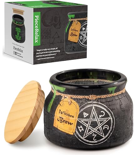 Amazon.com: PieceRelax 3D Puzzle Jar 96 Plastic Pieces for Adults