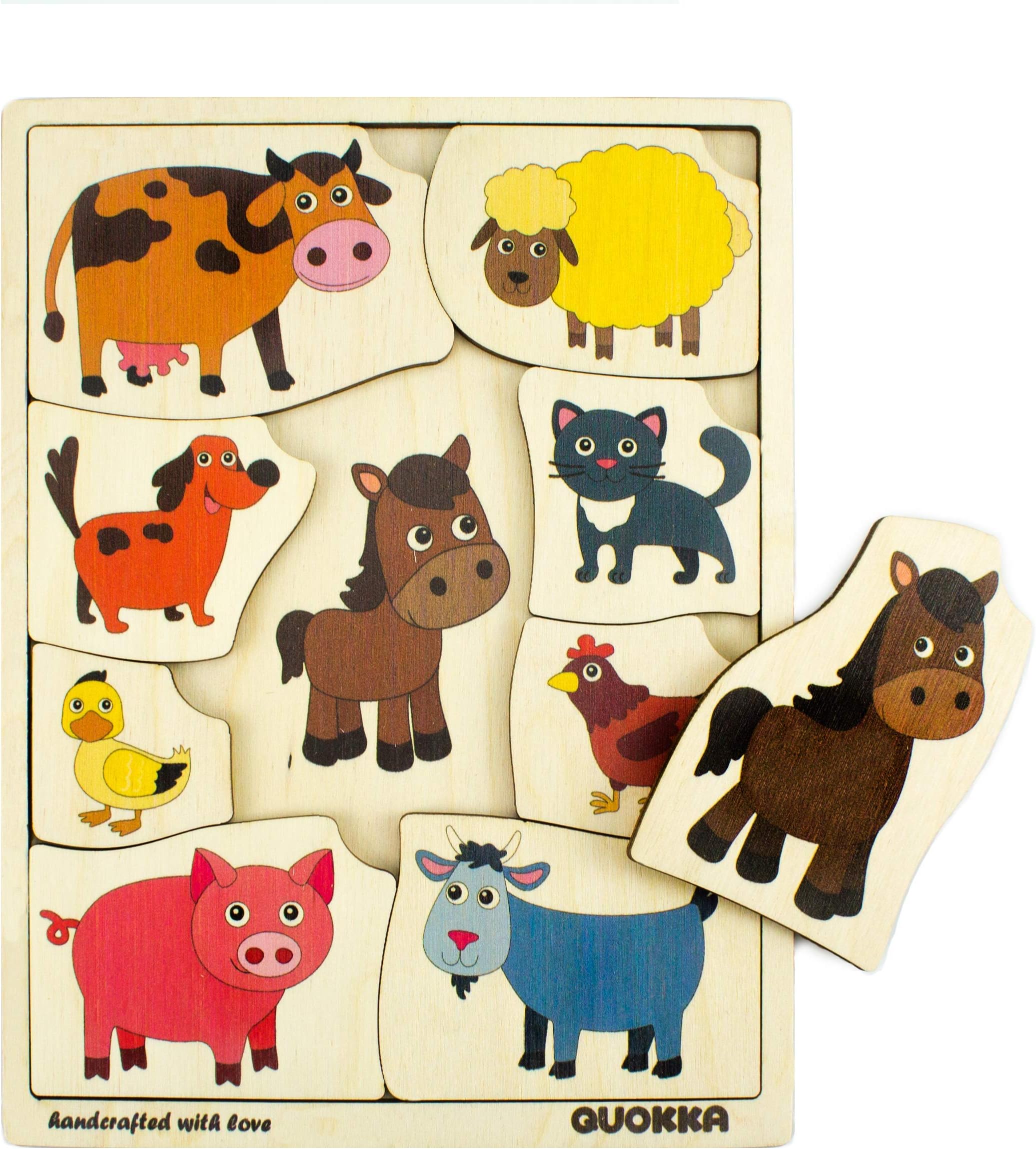 Wooden Peg Puzzles for Toddlers 1 2 3 Years Old, Toddlers and Kids Professions Puzzle Toy for Boys and Girls, Wood…