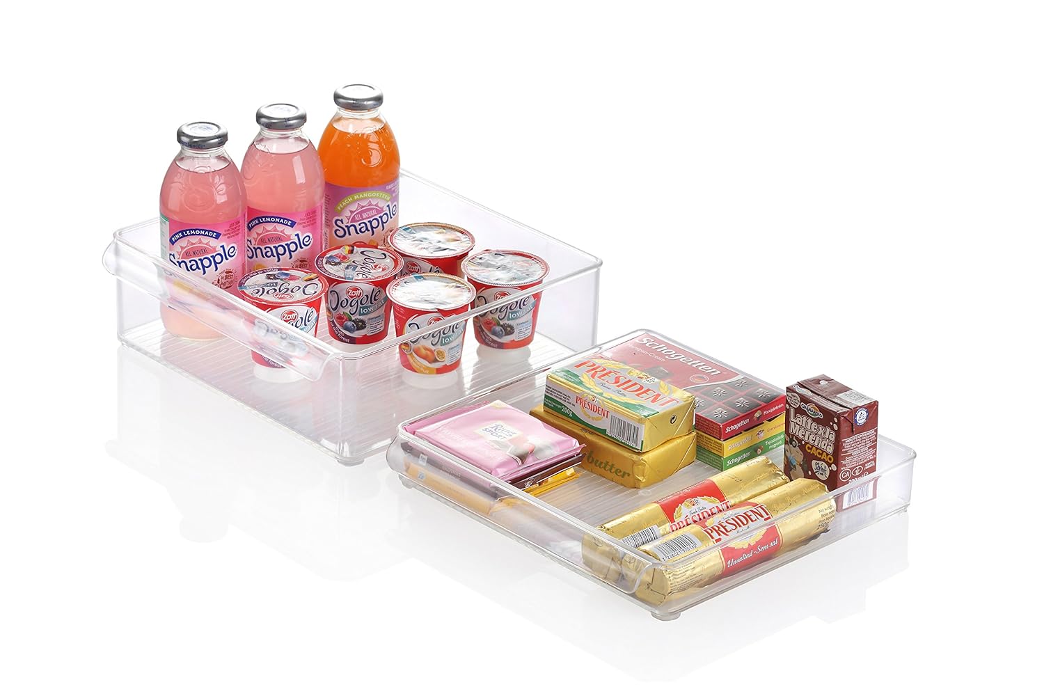 Cajas de almacenamiento apilables para frigorífico y congelador de ...