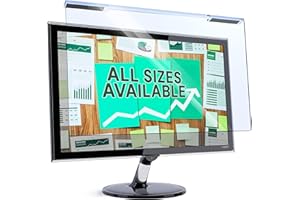 VINTEZ Blue Light Screen Protector for 23, 23.6, 23.8, 24 Inch Computer Monitor and Laptop – Anti-UV Blue Light Blocking Film