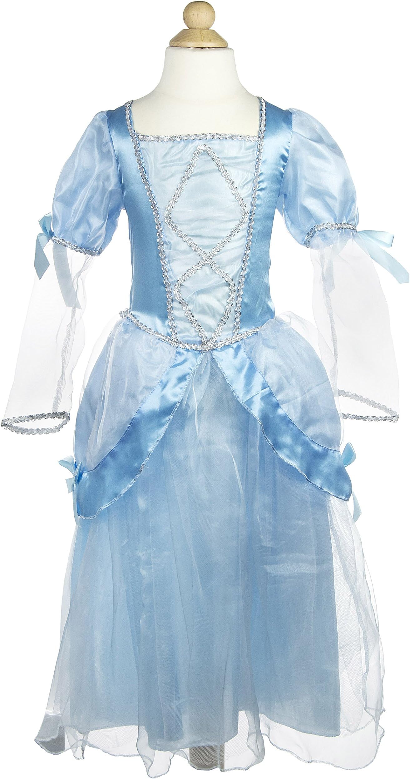 My Princess Academy Girls Elegant Costume Character Dress Blue Medium