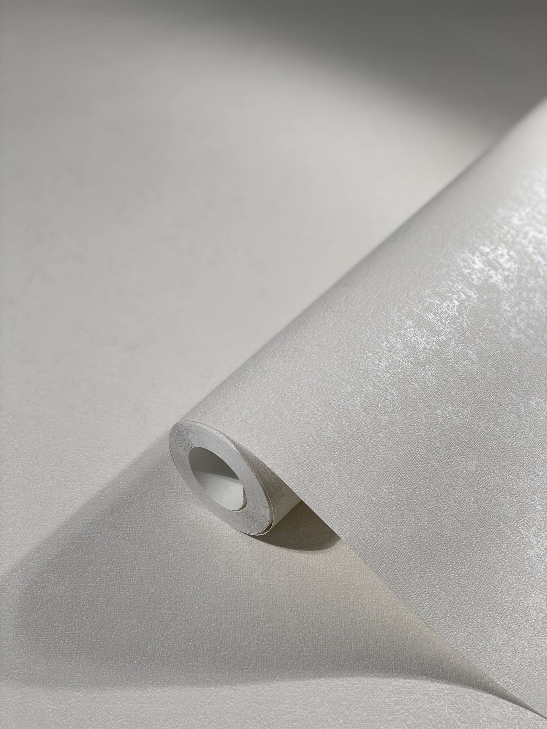 Wallpaper Pearl Beige Structural Pattern Modern for Living Room Bedroom or Kitchen high Quality Non Woven wallcovering Wall Paper Made in Germany 10,05 x 0,53m