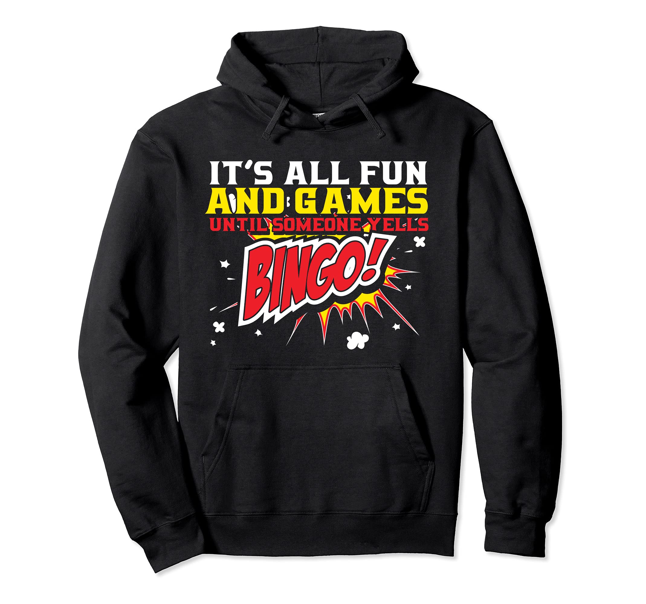 Funny Bingo Player Lottery Gambling Bingo Caller Gift Bingo Pullover Hoodie