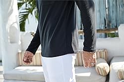 Men's Fashion Henley Shirt Classic Short/Long