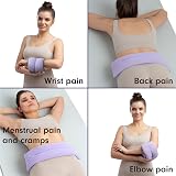Zhu-Zhu Lavender Body Wrap Microwavable Wheat Bag Lilac Fleece view 4
