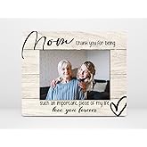 Orchroma Mom Picture Frame, Mom Gifts from Son Daughter, Mother's Day Birthday Gifts, Thank You for Being Such an Important Piece Photo Frame 5x7