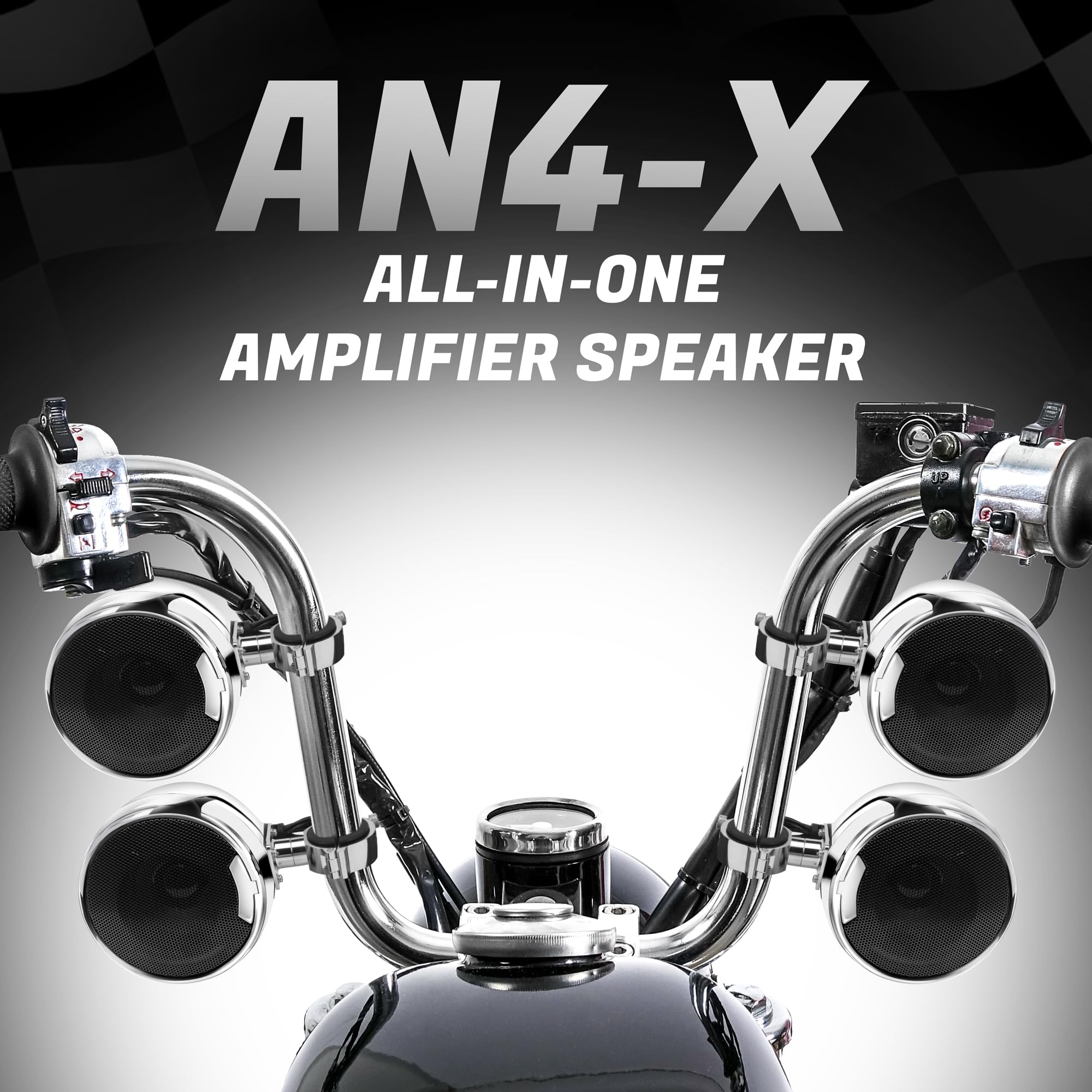 GoHawk AN4-QX All-in-One 1200W Built-in Amplifier 4.5