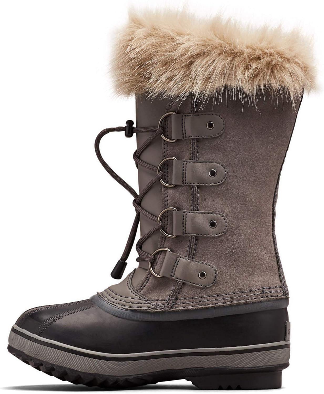  | Sorel - Youth Joan of Arctic Waterproof Winter Boot for Kids, Quarry, 4 M US | Snow Boots