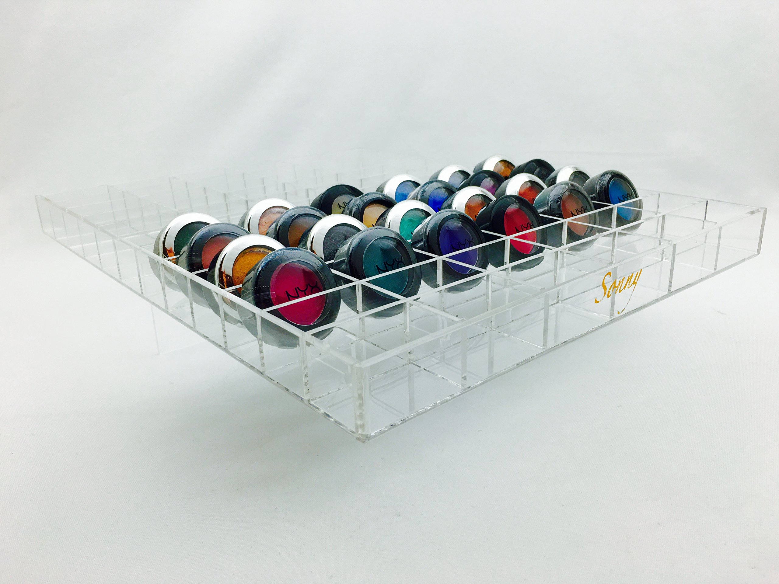 Acrylic Compact Makeup drawer organizer for the Ikea Alex