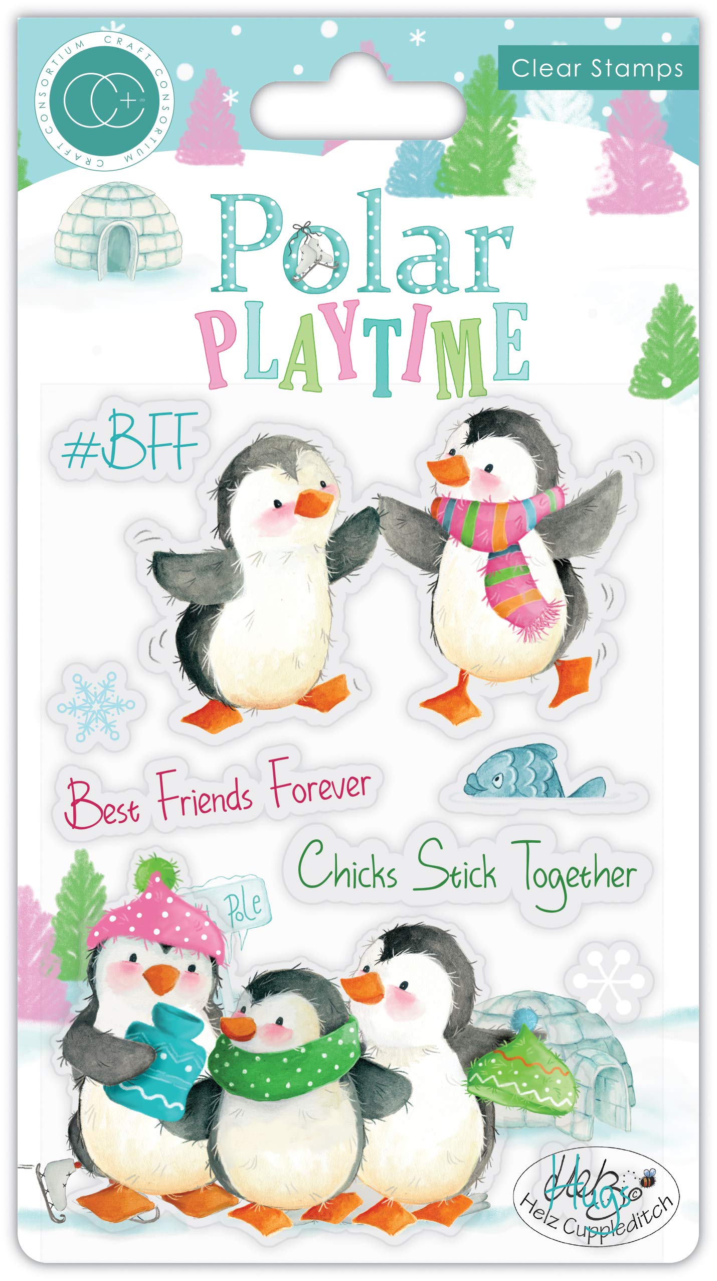 Polar Playtime - BFF - Stamp Set