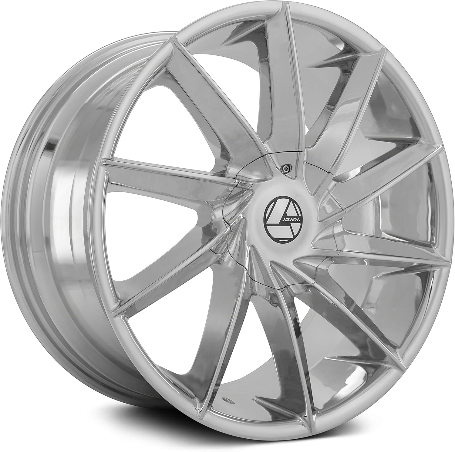 Amazon Com Azara Aza 506 Chrome Wheels x8 5 5x108 5x114 3 35 74 1 Automotive